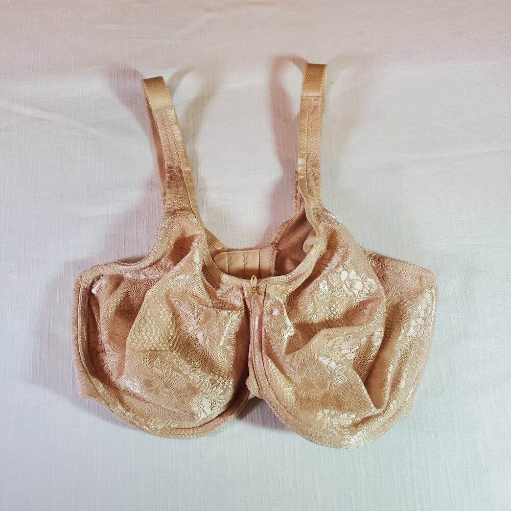 Wacoal Womens Bra Size 36DDD Beige Nude Basic Beauty Underwire Full Coverage